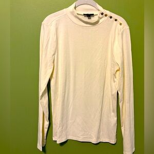 J. Crew mock neck long sleeve shirt